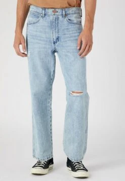 Wrangler REDDING - Jeans Relaxed Fit - Ripped Light Wash