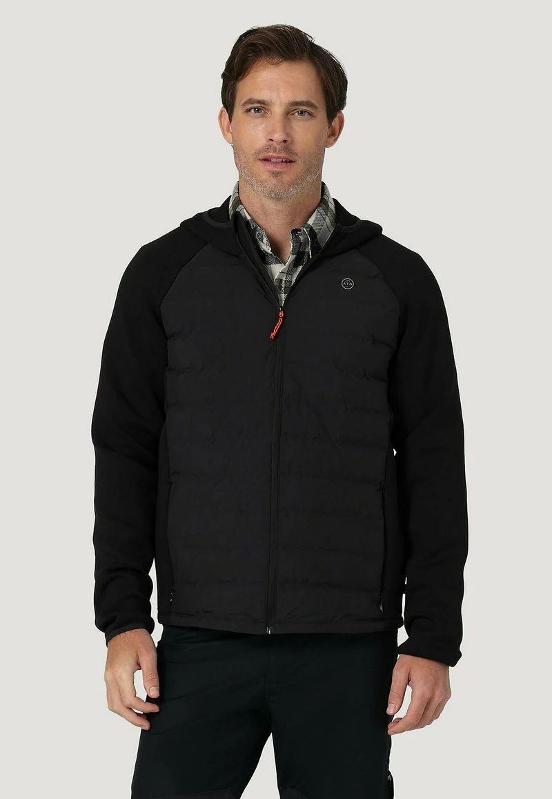 Wrangler ATHLETIC HYBRID - Übergangsjacke - Real Black 1 Wrangler ATHLETIC HYBRID - Übergangsjacke - Real Black
