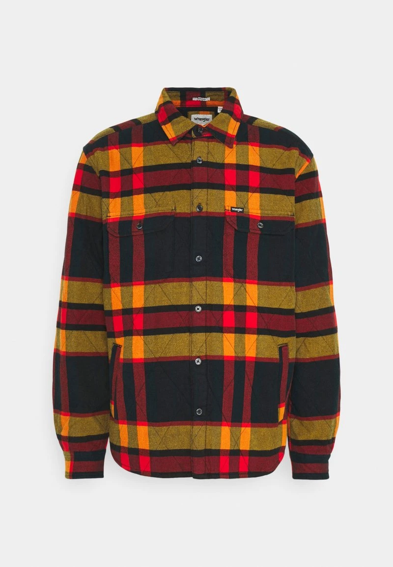 Wrangler LS PADDED OVERSHIRT - Leichte Jacke - Flame Red 1 Wrangler LS PADDED OVERSHIRT - Leichte Jacke - Flame Red