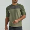 Wrangler SS HYBRID TEE - T-Shirt Print - Dusty Olive