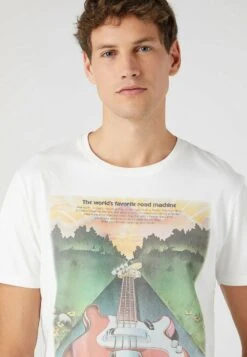 Wrangler ROAD MACHINE TEE - T-Shirt Print - Worn White -Deutschland Wrangler Verkaufs-Shop 1e73611c391c44d3978c206792cbfcd5