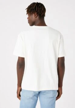 Wrangler T-Shirt Print - White -Deutschland Wrangler Verkaufs-Shop 21882405c0ed4664ba51766a6f0e4d4a