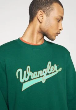 Wrangler CREW NECK - Sweatshirt - Bayberry Green -Deutschland Wrangler Verkaufs-Shop 21f45329403e4139b10a731cab587e3f
