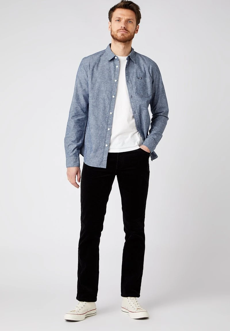 Wrangler TEXAS CORDUROY - Stoffhose - Black 2 Wrangler TEXAS CORDUROY - Stoffhose - Black – Bild 2