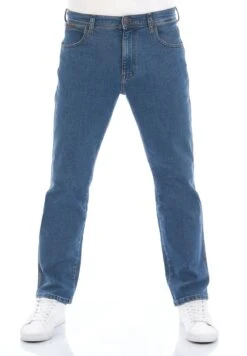Wrangler TEXAS STRETCH - Jeans Straight Leg - Blue Denim -Deutschland Wrangler Verkaufs-Shop 29204bba7a3c4860927d5af61adeff63 1