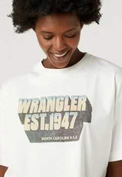 Wrangler BOXY - T-Shirt Print - Worn White -Deutschland Wrangler Verkaufs-Shop 2f9135e4c90c414486d8fd42bc2b6cf9