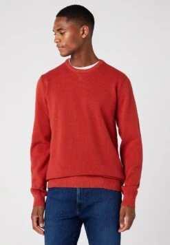 Wrangler TWO TONE - Strickpullover - Bossa Nova Red -Deutschland Wrangler Verkaufs-Shop 32781b74c28b47928e977c03d4691990 1