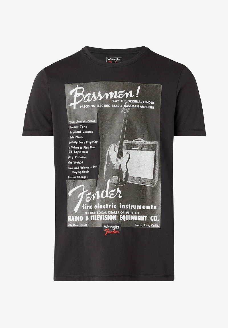 Wrangler BASSMEN - T-Shirt Print - Faded Black 6 Wrangler BASSMEN - T-Shirt Print - Faded Black – Bild 6