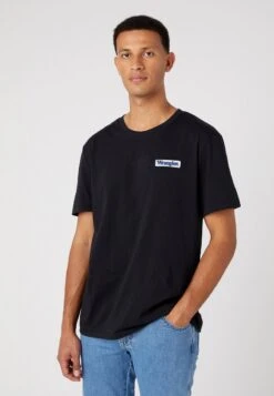 Wrangler LOGO TEE - T-Shirt Basic - Faded Black -Deutschland Wrangler Verkaufs-Shop 39557c087e0d4c2a9befbdbaff1b6f96 1