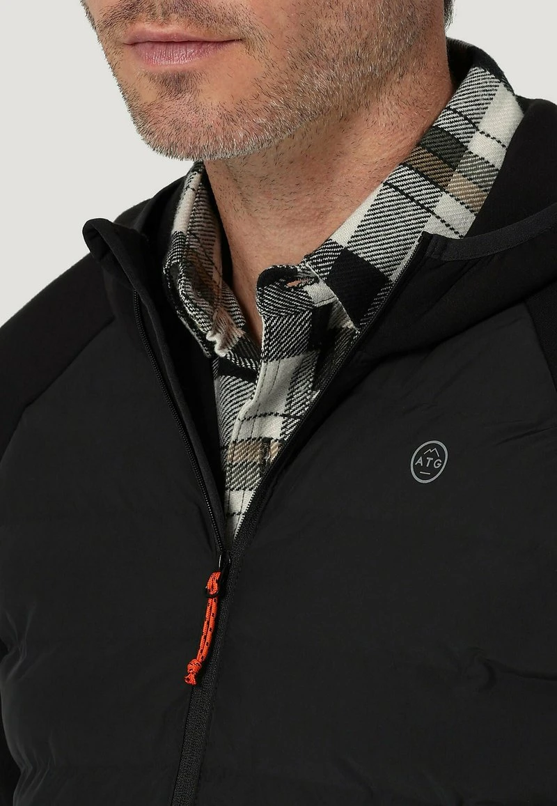 Wrangler ATHLETIC HYBRID - Übergangsjacke - Real Black 5 Wrangler ATHLETIC HYBRID - Übergangsjacke - Real Black – Bild 5