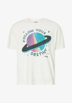 Wrangler T-Shirt Print - White -Deutschland Wrangler Verkaufs-Shop 3eceee558178483b8b4f6a55bc00bbf3