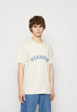 Wrangler GRAPHIC TEE - T-Shirt Print - Turtledove