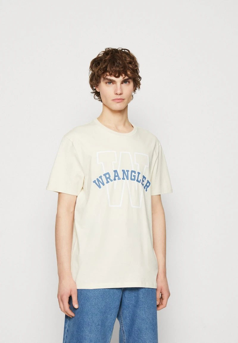 Wrangler GRAPHIC TEE - T-Shirt Print - Turtledove 1 Wrangler GRAPHIC TEE - T-Shirt Print - Turtledove