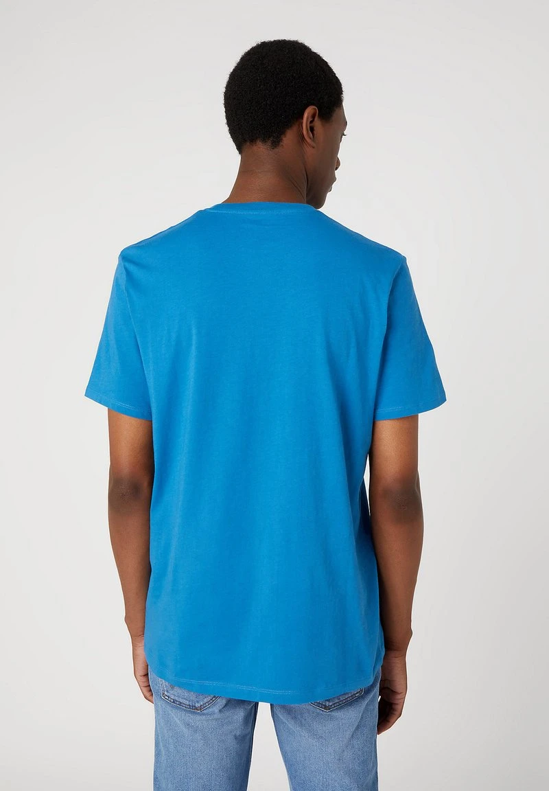 Wrangler FRAME LOGO - T-Shirt Print - Deep Water 3 Wrangler FRAME LOGO - T-Shirt Print - Deep Water – Bild 3