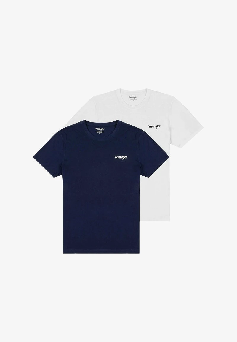 Wrangler 2PACK - T-Shirt Basic - Real Navy 6 Wrangler 2PACK - T-Shirt Basic - Real Navy – Bild 6