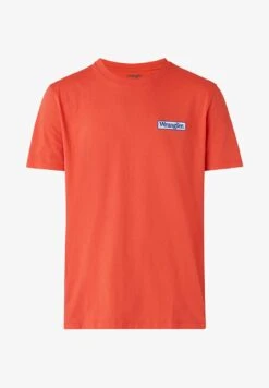 Wrangler LOGO TEE - T-Shirt Basic - Light Red -Deutschland Wrangler Verkaufs-Shop 4a786925ec8847e4bb1eb7b38c5b74cb