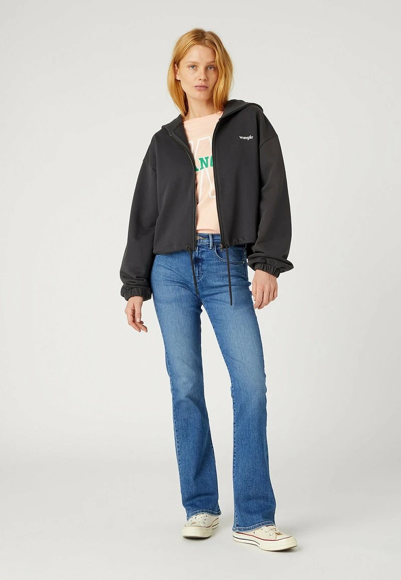 Wrangler ZIP HOODIE - Sweatjacke - Faded Black 2 Wrangler ZIP HOODIE - Sweatjacke - Faded Black – Bild 2