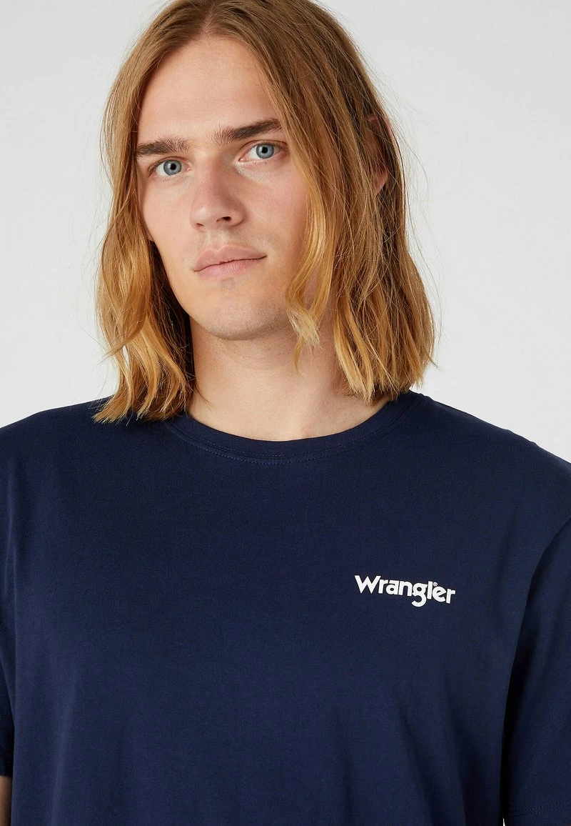Wrangler 2PACK - T-Shirt Basic - Real Navy 5 Wrangler 2PACK - T-Shirt Basic - Real Navy – Bild 5