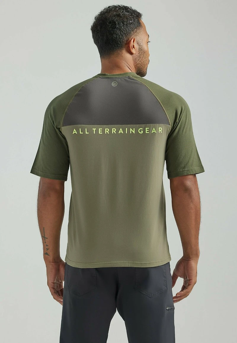 Wrangler SS HYBRID TEE - T-Shirt Print - Dusty Olive 3 Wrangler SS HYBRID TEE - T-Shirt Print - Dusty Olive – Bild 3