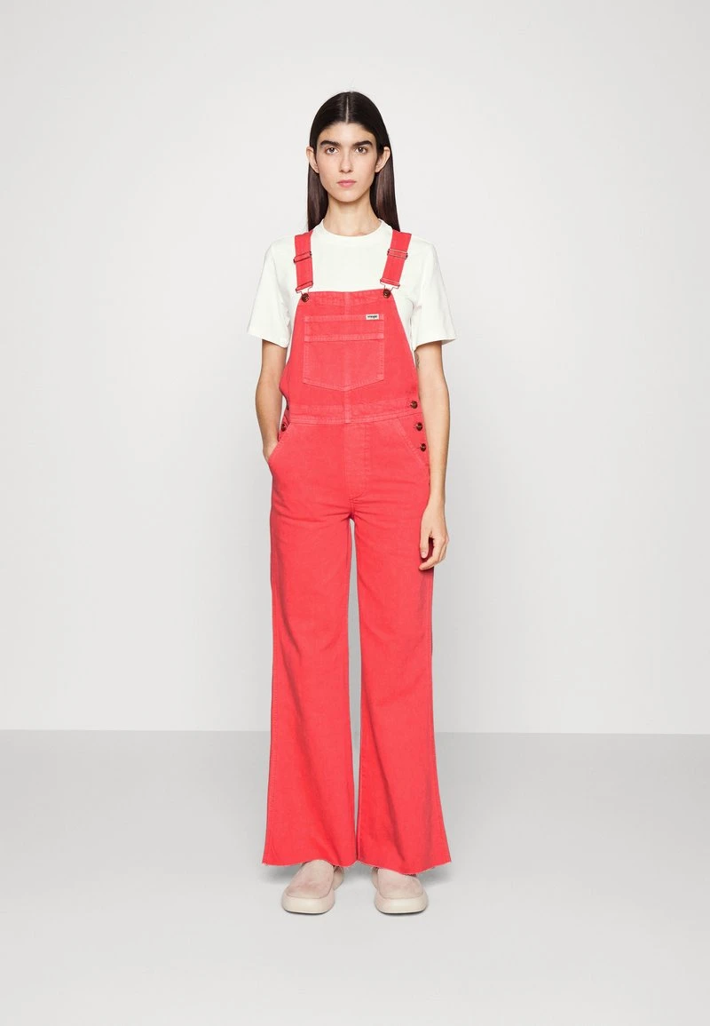 Wrangler CASEY JONES FLARE OVERALL - Latzhose - Poppy Red 1 Wrangler CASEY JONES FLARE OVERALL - Latzhose - Poppy Red