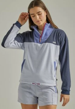 Wrangler 1/4 ZIP POPOVER - Fleecepullover - Twilight Purple
