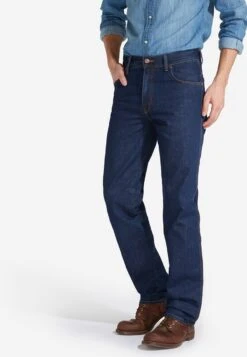 Wrangler TEXAS - Jeans Straight Leg - Blue Denim