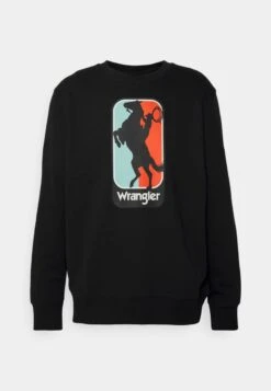 Wrangler LOGO CREW - Sweatshirt - Faded Black -Deutschland Wrangler Verkaufs-Shop 6280deaad84e4c91b82d5b5fe1b6f7bc