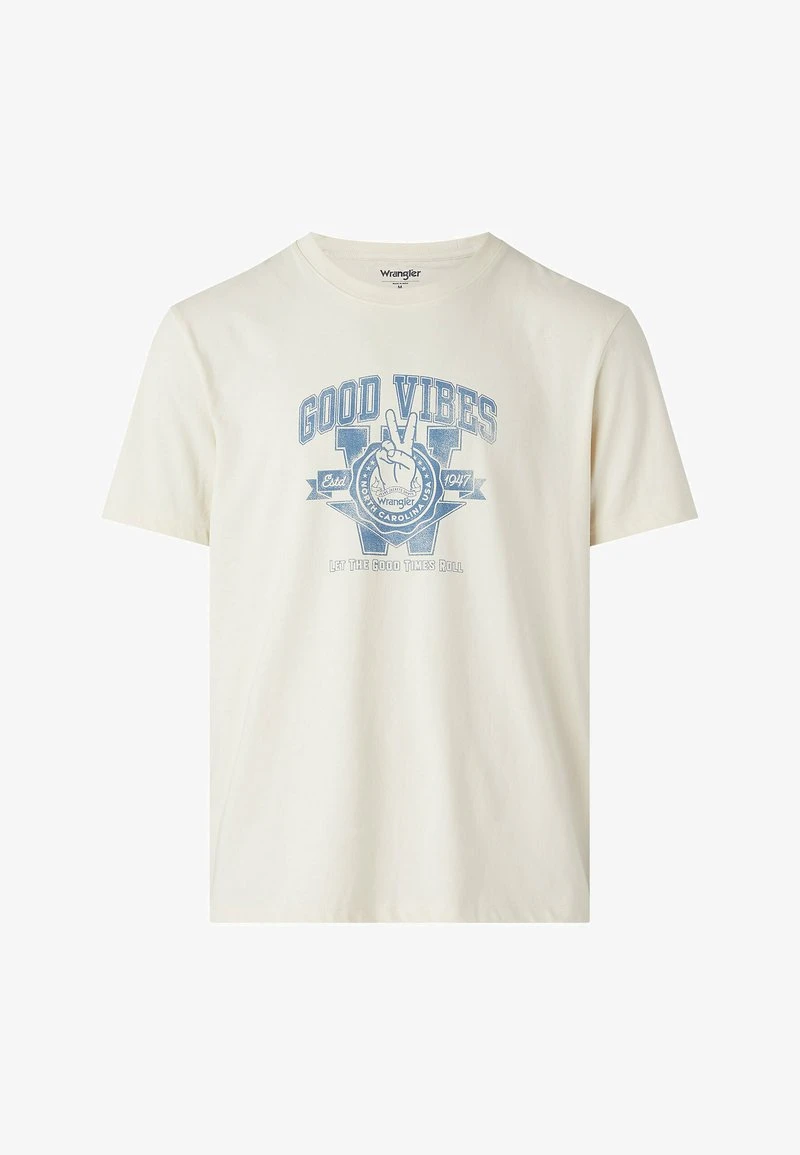 Wrangler VARSITY - T-Shirt Print - Turtledove 5 Wrangler VARSITY - T-Shirt Print - Turtledove – Bild 5