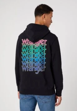 Wrangler GRAPHIC HOODIE - Kapuzenpullover - Black -Deutschland Wrangler Verkaufs-Shop 6623181802d0476d8c522edcf92cf4a7 1