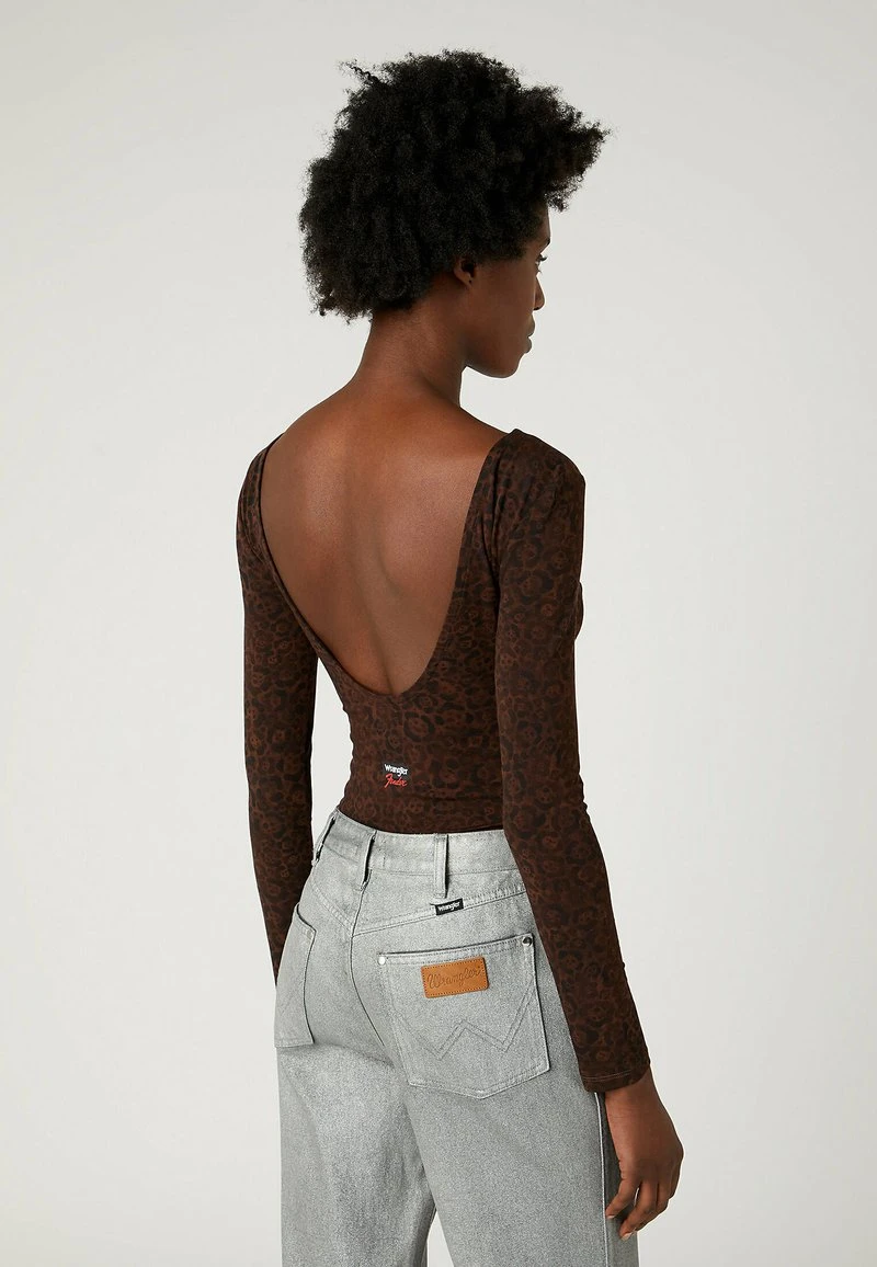 Wrangler LEOTARD - Langarmshirt - Jaguar Print 3 Wrangler LEOTARD - Langarmshirt - Jaguar Print – Bild 3