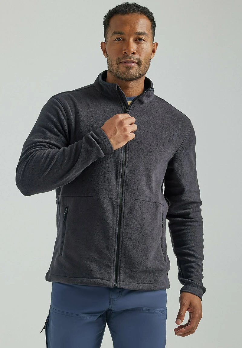 Wrangler TECHNICAL - Fleecejacke - Black 1 Wrangler TECHNICAL - Fleecejacke - Black