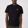 Wrangler SIGN OFF TEE - T-Shirt Basic - Black