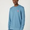 Wrangler SIGN OFF - Sweatshirt - Captains Blue