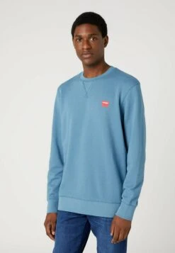 Wrangler SIGN OFF - Sweatshirt - Captains Blue