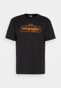 Wrangler TEE - T-Shirt Print - Black -Deutschland Wrangler Verkaufs-Shop 7c66d7442a804fb291a4ec041a24f6fa