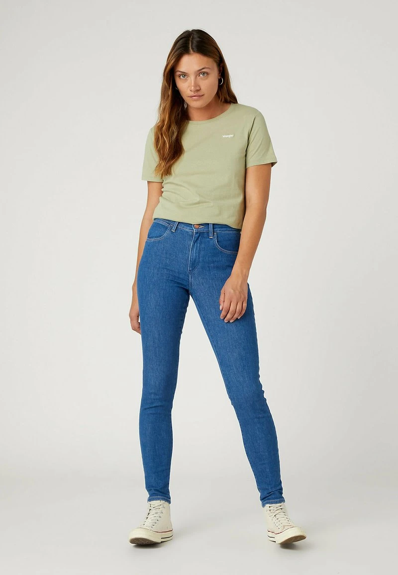 Wrangler SIGN OFF TEE - T-Shirt Basic - Tea Leaf 2 Wrangler SIGN OFF TEE - T-Shirt Basic - Tea Leaf – Bild 2