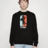 Wrangler LOGO CREW - Sweatshirt - Faded Black