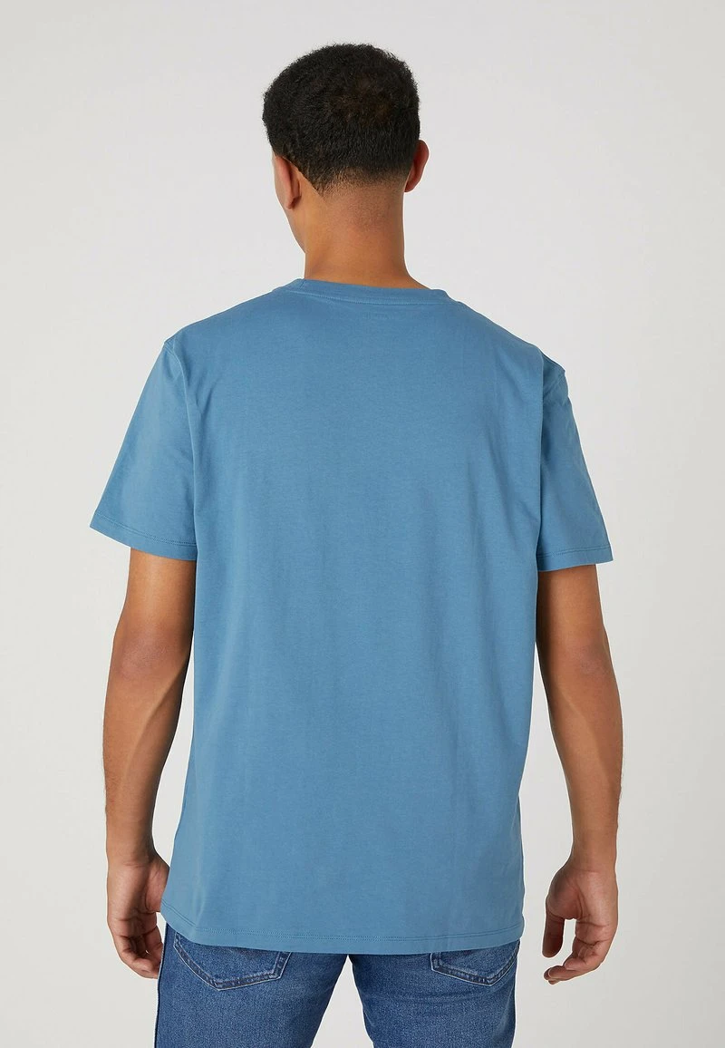 Wrangler LOGO TEE - T-Shirt Basic - Captains Blue 3 Wrangler LOGO TEE - T-Shirt Basic - Captains Blue – Bild 3