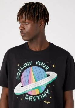 Wrangler T-Shirt Print - Black -Deutschland Wrangler Verkaufs-Shop 8a56273a59eb44a8a5400e30ae043f6e