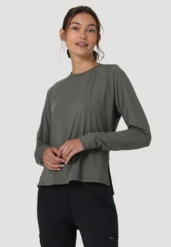 Wrangler TG PERFORMANCE - Langarmshirt - Olivegrün