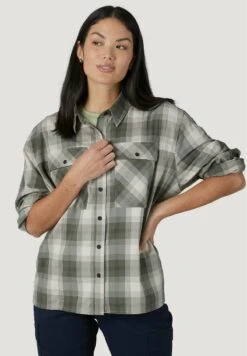 Wrangler BOXY - Hemdbluse - Deep Depths