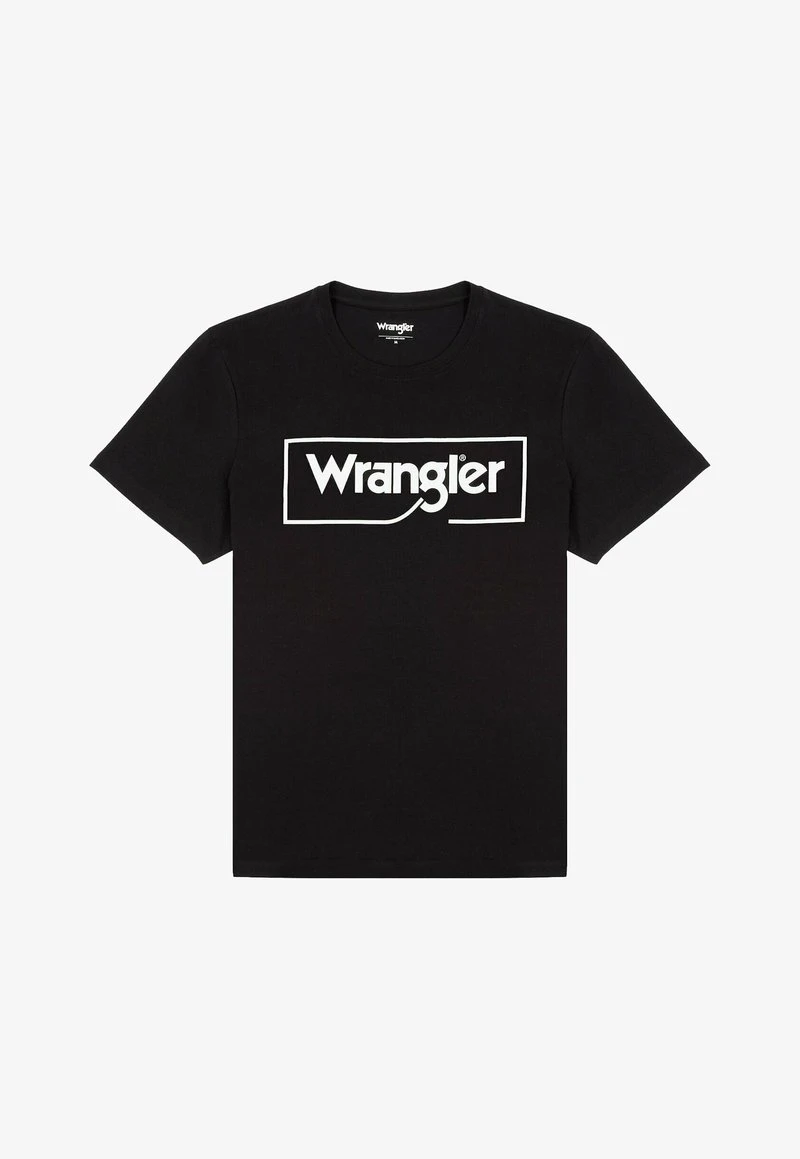 Wrangler FRAME LOGO - T-Shirt Print - Deep Water 6 Wrangler FRAME LOGO - T-Shirt Print - Deep Water – Bild 6