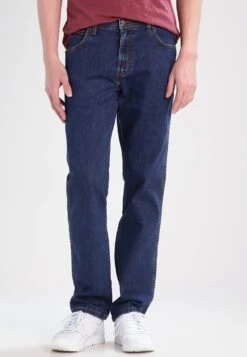 Wrangler TEXAS STRETCH - Jeans Straight Leg - Darkstone