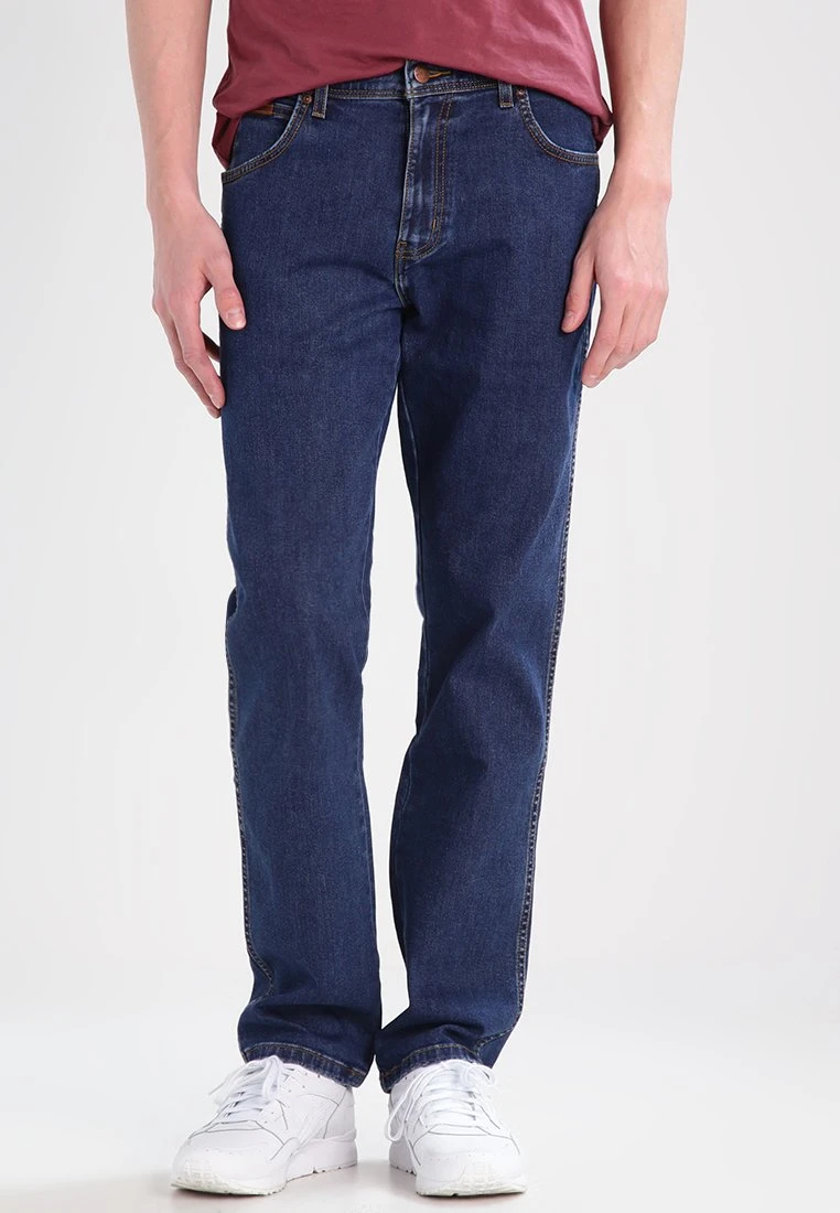 Wrangler TEXAS STRETCH - Jeans Straight Leg - Darkstone 1 Wrangler TEXAS STRETCH - Jeans Straight Leg - Darkstone