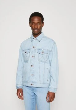 Wrangler FIT UNISEX - Jeansjacke - Baby Blue