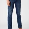 Wrangler TEXAS - Jeans Slim Fit - Dark-blue Denim