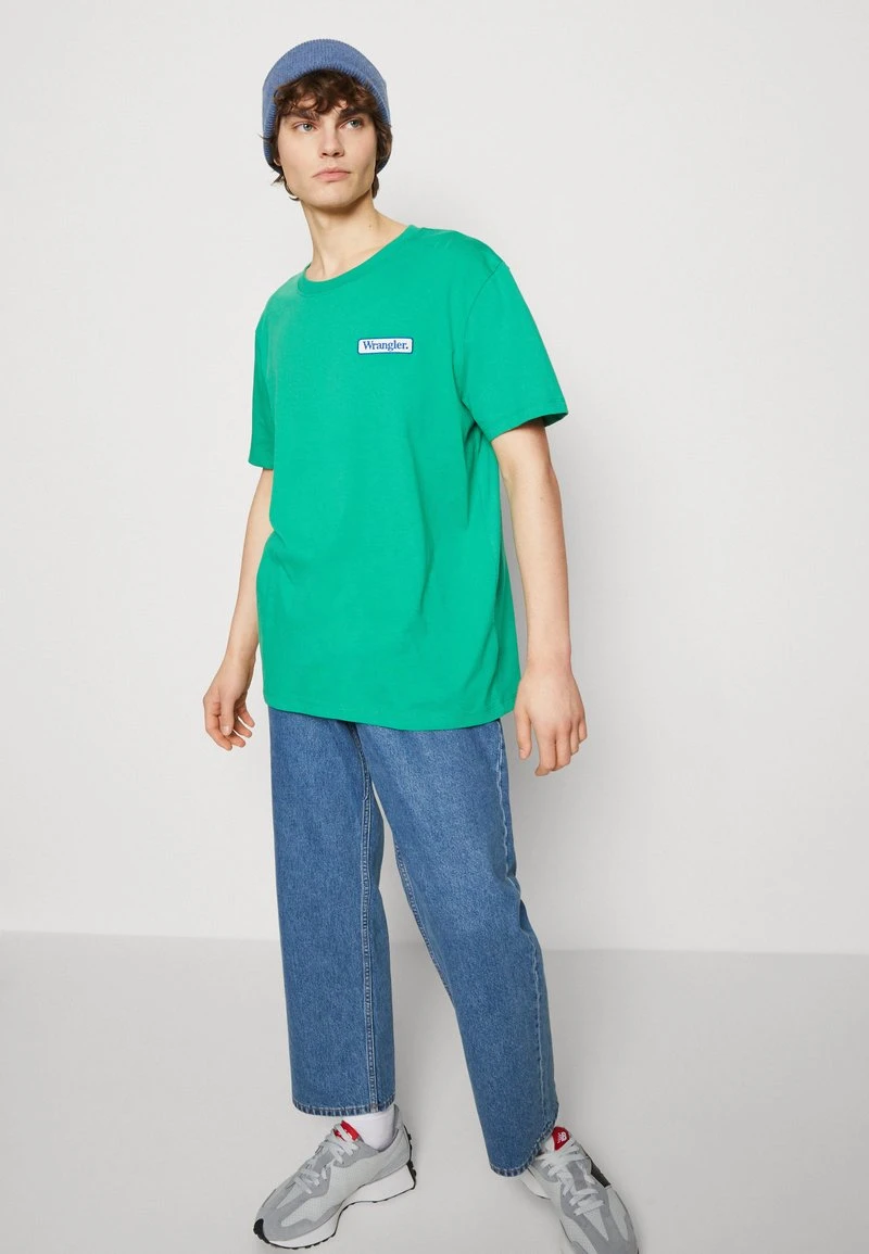 Wrangler LOGO TEE - T-Shirt Basic - Leprechaun Green 4 Wrangler LOGO TEE - T-Shirt Basic - Leprechaun Green – Bild 4