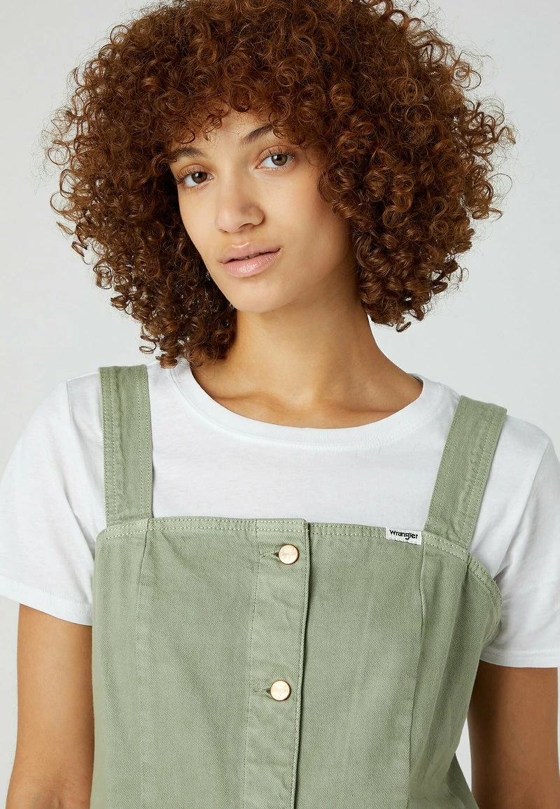 Wrangler UTILITY - Jeanskleid - Tea Leaf 4 Wrangler UTILITY - Jeanskleid - Tea Leaf – Bild 4