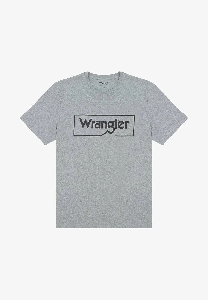 Wrangler FRAME LOGO - T-Shirt Print - Mid Grey Melee 5 Wrangler FRAME LOGO - T-Shirt Print - Mid Grey Melee – Bild 5