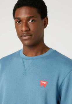 Wrangler SIGN OFF - Sweatshirt - Captains Blue -Deutschland Wrangler Verkaufs-Shop bc36d28e9d344456bb6dc23ca62953e3